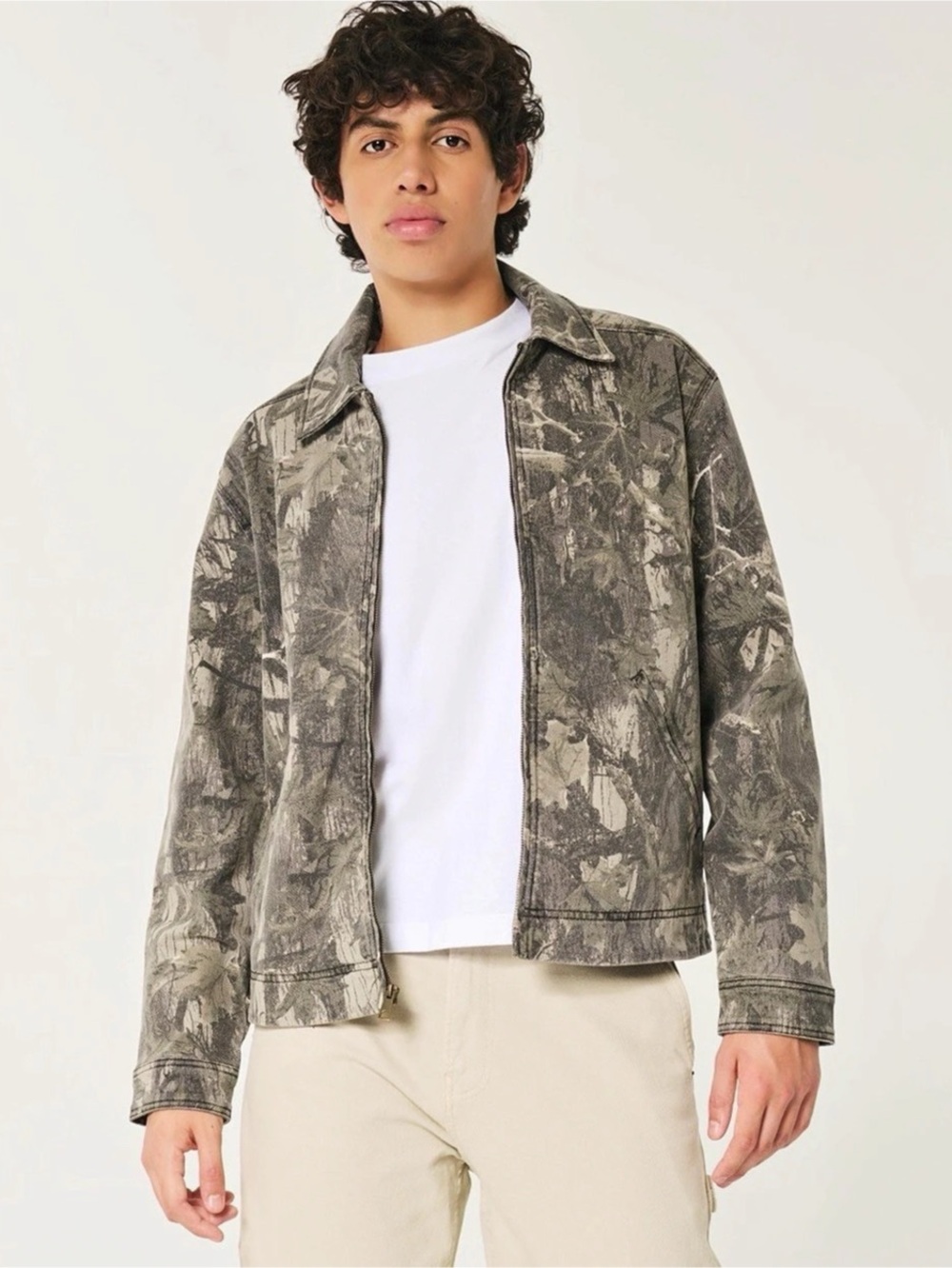 Hollister Camo Workwear Jacket